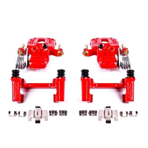 Picture of Power Stop 94 - 04 Ford Mustang Rear Red Calipers wBrackets - Pair