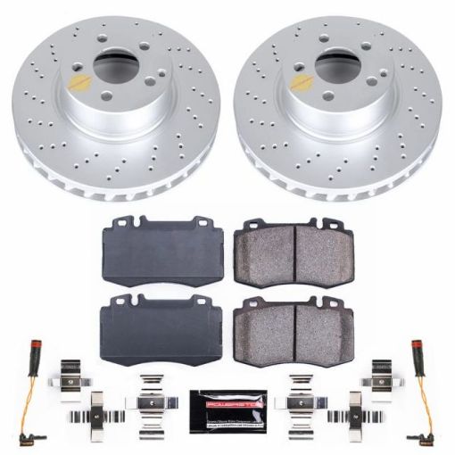 Picture of Power Stop 03 - 06 Mercedes - Benz SL500 Front Z23 Evolution Sport Coated Brake Kit