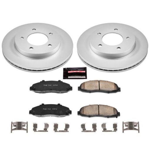 Picture of Power Stop 97 - 03 Ford F - 150 Front Z17 Evolution Geomet Coated Brake Kit