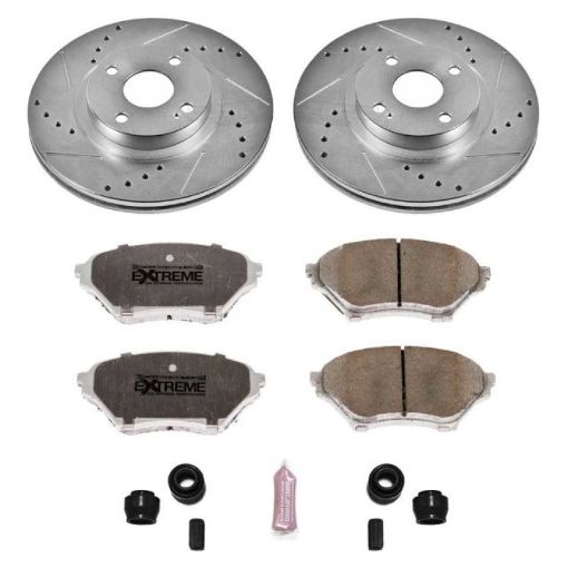Picture of Power Stop 01 - 05 Mazda Miata Front Z26 Street Warrior Brake Kit