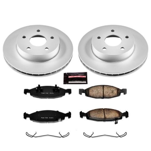 Picture of Power Stop 99 - 02 Jeep Grand Cherokee Front Z17 Evolution Geomet Coated Brake Kit