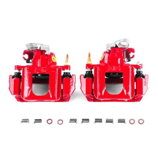 Picture of Power Stop 11 - 14 Ford Edge Rear Red Calipers wBrackets - Pair