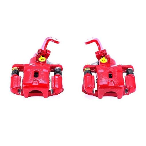 Picture of Power Stop 01 - 05 Hyundai Elantra Rear Red Calipers wBrackets - Pair