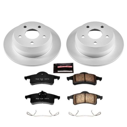 Picture of Power Stop 99 - 04 Jeep Grand Cherokee Rear Z17 Evolution Geomet Coated Brake Kit