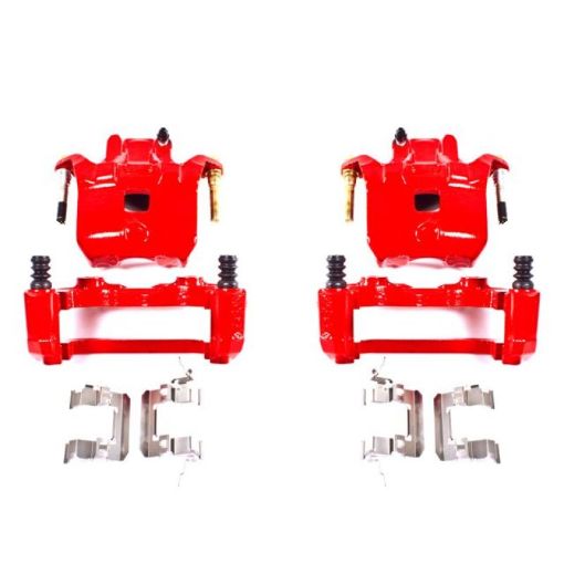 Picture of Power Stop 02 - 04 Infiniti I35 Front Red Calipers wBrackets - Pair