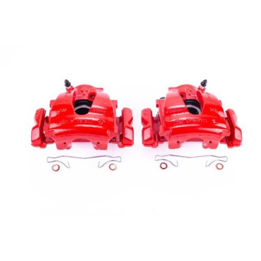 Picture of Power Stop 04 - 08 Chrysler Crossfire Front Red Calipers wBrackets - Pair