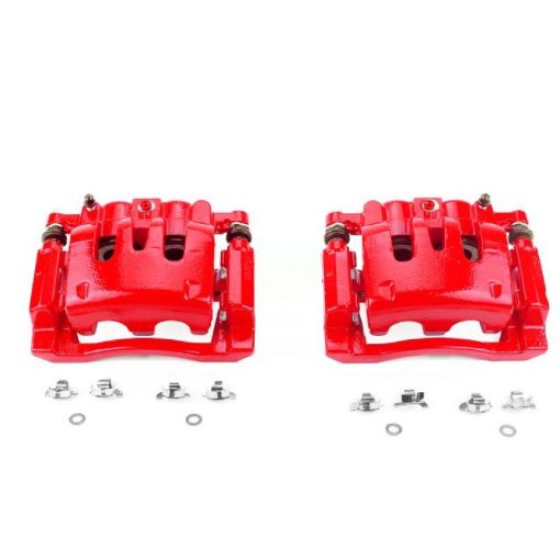 Picture of Power Stop 08 - 12 Ford F - 250 Super Duty Rear Red Calipers wBrackets - Pair