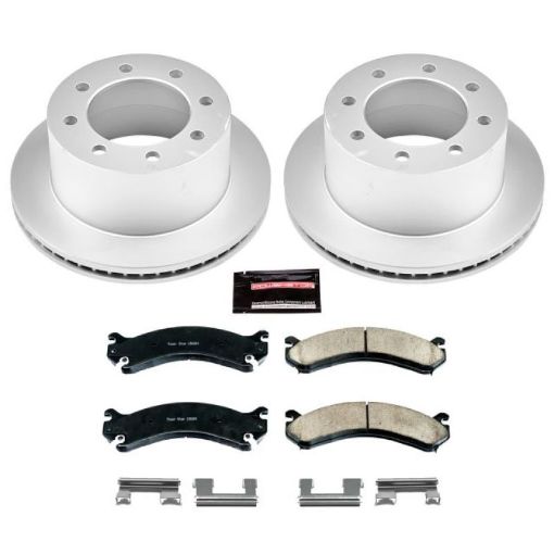 Picture of Power Stop 01 - 06 Chevrolet Silverado 3500 Rear Z17 Evolution Geomet Coated Brake Kit