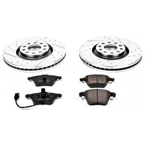Picture of Power Stop 02 - 04 Audi A6 Quattro Front Z23 Evolution Sport Brake Kit