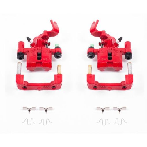 Picture of Power Stop 90 - 93 Mazda Miata Rear Red Calipers wBrackets - Pair