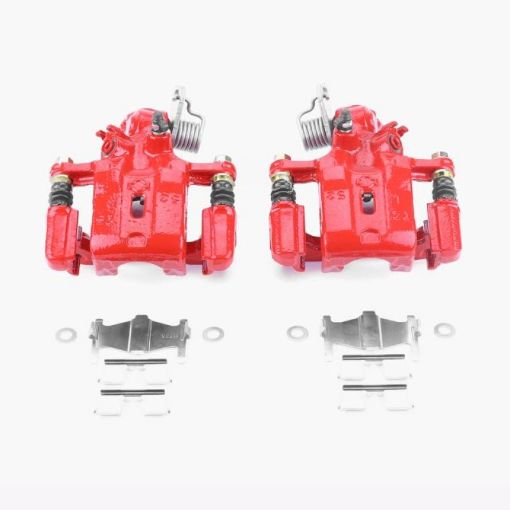 Picture of Power Stop 99 - 01 Infiniti G20 Rear Red Calipers wBrackets - Pair