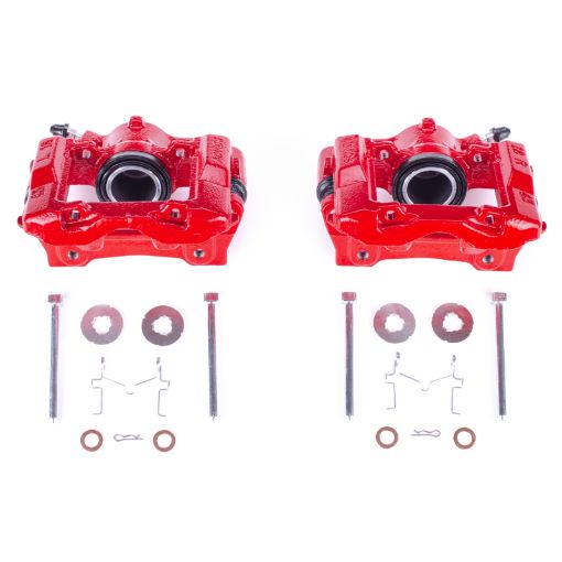 Picture of Power Stop 2006 Lexus GS300 Rear Red Calipers wBrackets - Pair