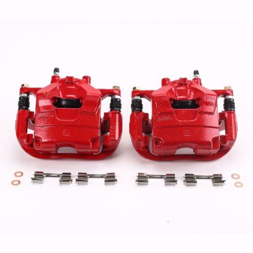 Picture of Power Stop 13 - 17 Buick Encore Front Red Calipers wBrackets - Pair