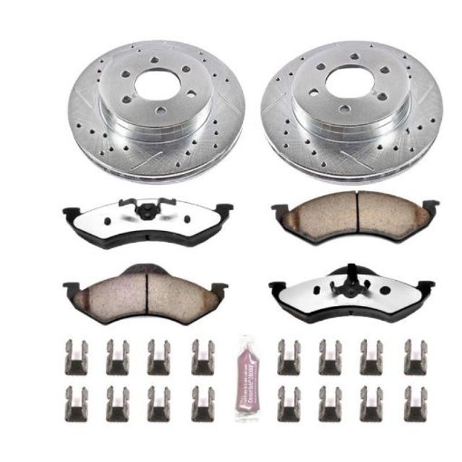 Picture of Power Stop 00 - 02 Dodge Dakota Front Z36 Truck Tow Brake Kit