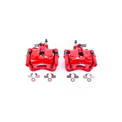 Picture of Power Stop 93 - 99 Volkswagen Golf Rear Red Calipers wBrackets - Pair