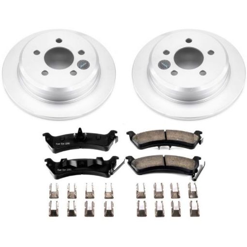 Picture of Power Stop 93 - 98 Jeep Grand Cherokee Rear Z17 Evolution Geomet Coated Brake Kit