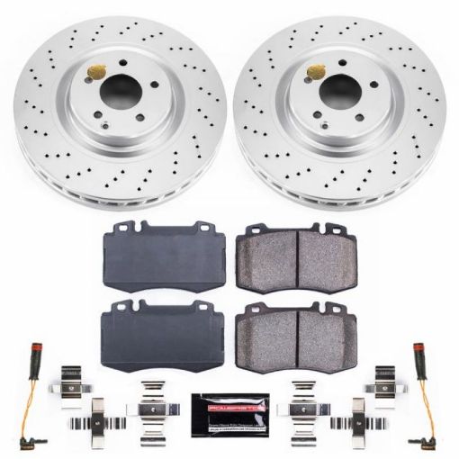 Picture of Power Stop 02 - 04 Mercedes - Benz C32 AMG Front Z23 Evolution Sport Coated Brake Kit