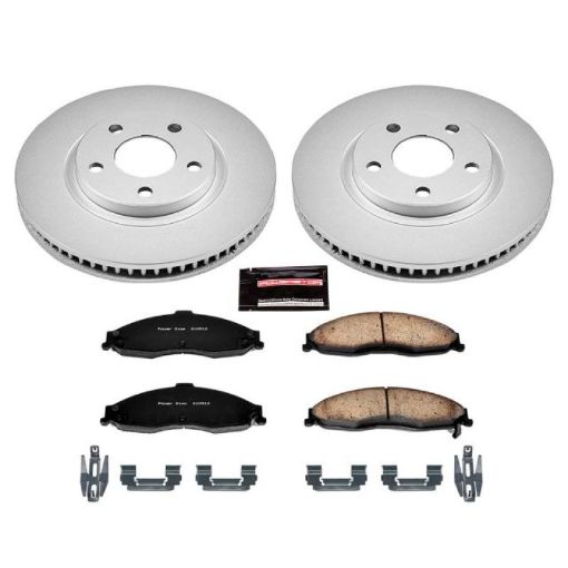 Picture of Power Stop 98 - 02 Chevrolet Camaro Front Z17 Evolution Geomet Coated Brake Kit