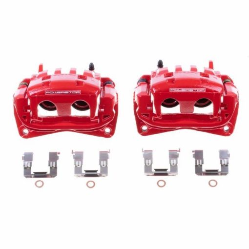 Picture of Power Stop 13 - 16 Scion FR - S Front Red Calipers wBrackets - Pair
