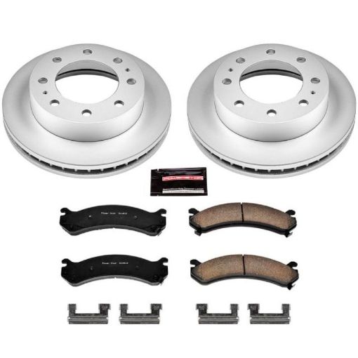 Picture of Power Stop 02 - 04 Chevrolet Avalanche 2500 Front Z17 Evolution Geomet Coated Brake Kit