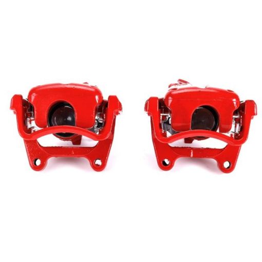 Picture of Power Stop 06 - 08 Audi A3 Rear Red Calipers wBrackets - Pair