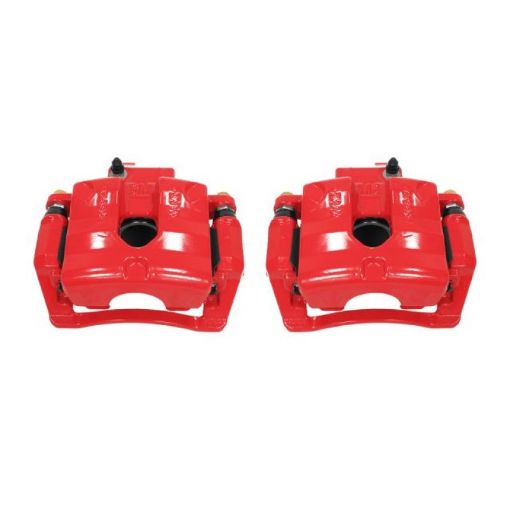 Picture of Power Stop 10 - 11 Cadillac SRX Rear Red Calipers wBrackets - Pair