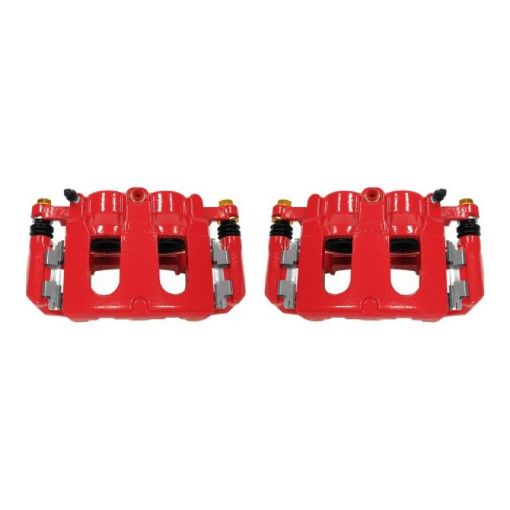 Picture of Power Stop 11 - 17 Ford Explorer Front Red Calipers wBrackets - Pair