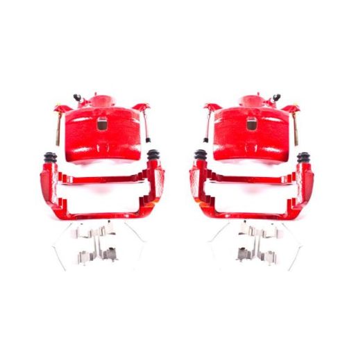 Picture of Power Stop 02 - 04 Honda CR - V Front Red Calipers wBrackets - Pair