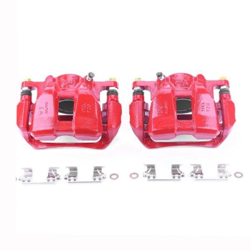 Picture of Power Stop 13 - 18 Honda Accord Front Red Calipers wBrackets - Pair