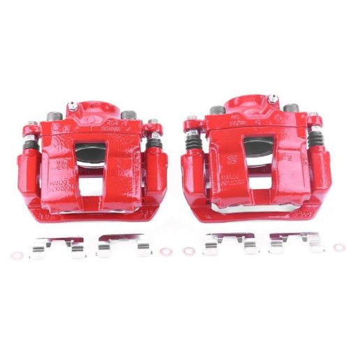 Picture of Power Stop 11 - 15 Hyundai Sonata Front Red Calipers wBrackets - Pair