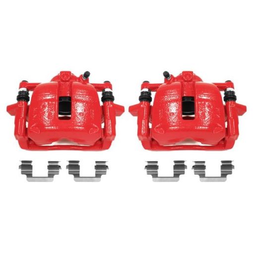 Picture of Power Stop 07 - 16 Mini Cooper Front Red Calipers wBrackets - Pair