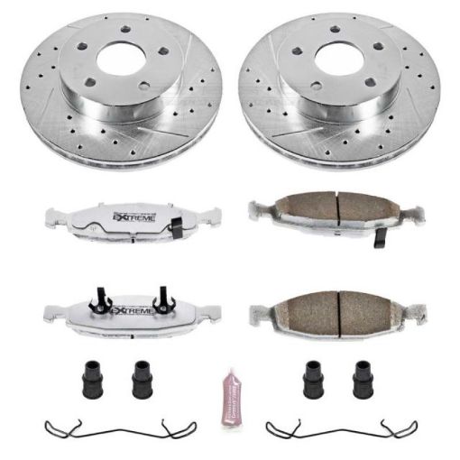 Picture of Power Stop 99 - 02 Jeep Grand Cherokee Front Z26 Street Warrior Brake Kit