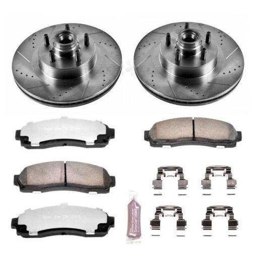 Picture of Power Stop 01 - 03 Ford Explorer Sport Front Z36 Truck Tow Brake Kit