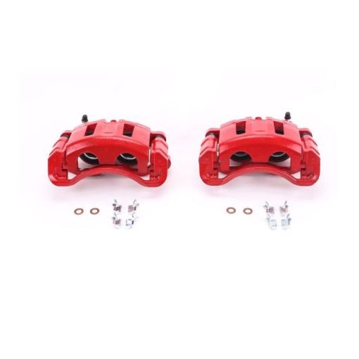 Picture of Power Stop 98 - 05 Chevrolet Blazer Front Red Calipers wBrackets - Pair