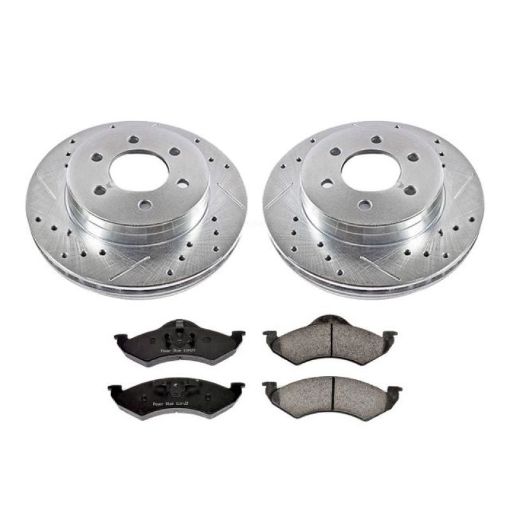 Picture of Power Stop 00 - 02 Dodge Dakota Front Z23 Evolution Sport Brake Kit