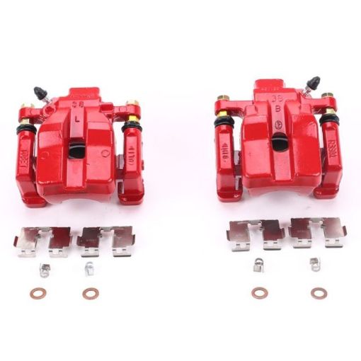 Picture of Power Stop 13 - 18 Lexus ES300h Rear Red Calipers wBrackets - Pair