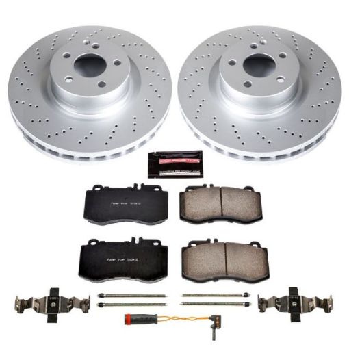 Picture of Power Stop 10 - 16 Mercedes - Benz E350 Front Z23 Evolution Sport Coated Brake Kit