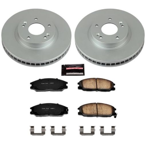 Picture of Power Stop 01 - 06 Hyundai Santa Fe Front Z17 Evolution Geomet Coated Brake Kit