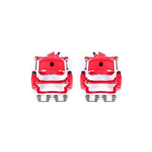 Picture of Power Stop 97 - 00 Acura EL Front Red Calipers wBrackets - Pair