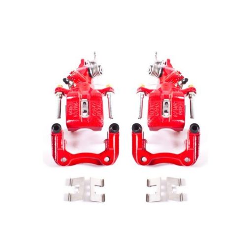 Picture of Power Stop 04 - 08 Acura TSX Rear Red Calipers wBrackets - Pair