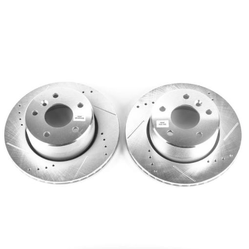 Picture of Power Stop 99 - 04 Land Rover Discovery Front Evolution Drilled Slotted Rotors - Pair