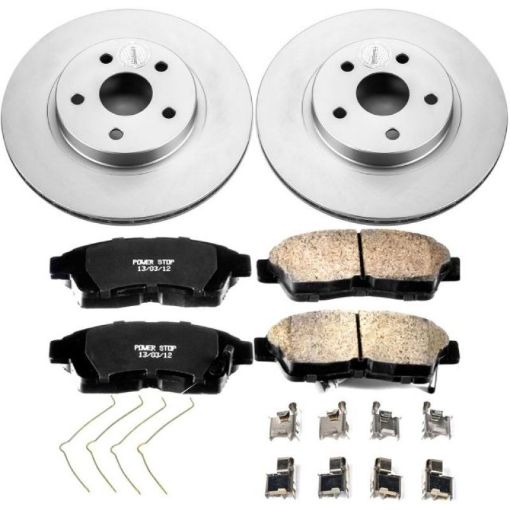 Picture of Power Stop 96 - 00 Toyota RAV4 Front Z17 Evolution Geomet Coated Brake Kit