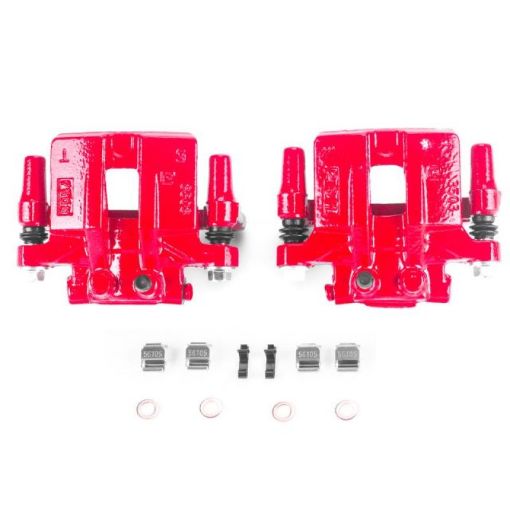 Picture of Power Stop 12 - 14 Chrysler 200 Rear Red Calipers wBrackets - Pair