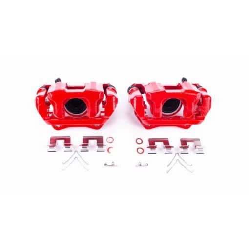 Picture of Power Stop 14 - 16 Acura MDX Rear Red Calipers wBrackets - Pair