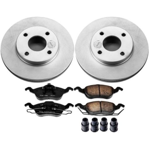 Picture of Power Stop 00 - 04 Ford Focus Front Z17 Evolution Geomet Coated Brake Kit