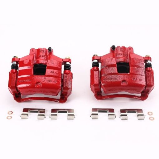 Picture of Power Stop 2017 Buick LaCrosse Front Red Calipers wBrackets - Pair