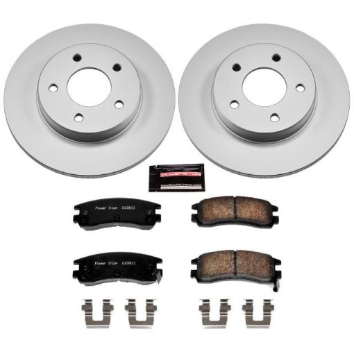 Picture of Power Stop 94 - 96 Cadillac DeVille Rear Z17 Evolution Geomet Coated Brake Kit