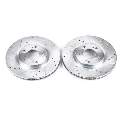 Picture of Power Stop 00 - 09 Honda S2000 Front Evolution Drilled Slotted Rotors - Pair