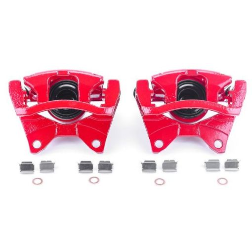 Picture of Power Stop 07 - 11 Dodge Nitro Rear Red Calipers wBrackets - Pair