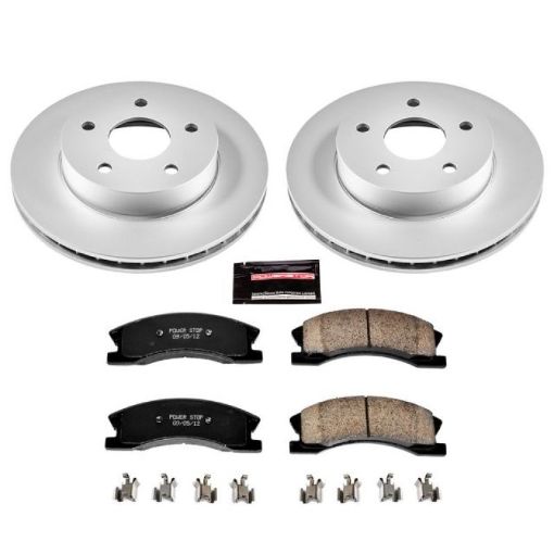 Picture of Power Stop 99 - 04 Jeep Grand Cherokee Front Z17 Evolution Geomet Coated Brake Kit